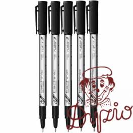 Cienkopis kreślarski CK-01-08/A czarny 5szt EKO etui 405-527EKO RYSTOR Cienkopis kreślarski CK-01-08/A czarny 5szt EKO etui 405-527EKO RYSTOR