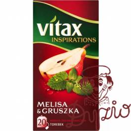 Herbata VITAX INSPIRATIONS (20 torebek) 40g Melisa&Gruszka zawieszka Herbata VITAX INSPIRATIONS (20 torebek) 40g Melisa&Gruszka zawieszka