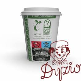 Kubki papierowe Green Leaf 250ml 50 szt. 8oz 100% biodegradowalne LV-8-GR VEGWARE Kubki papierowe Green Leaf 250ml 50 szt. 8oz 100% biodegradowalne LV-8-GR VEGWARE