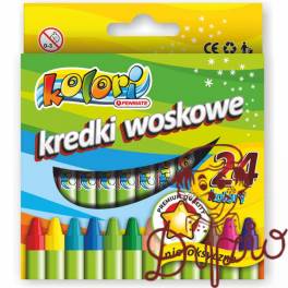 Kredki świecowe 24kol. PREMIUM KOLORI TT7233 PENMATE Kredki świecowe 24kol. PREMIUM KOLORI TT7233 PENMATE