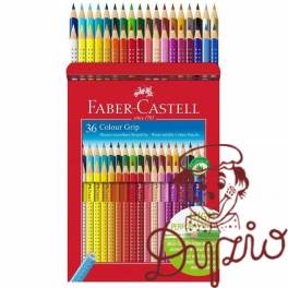 Kredki GRIP 2001 36kol. op. kartonowe 112442 FABER-CASTELL Kredki GRIP 2001 36kol. op. kartonowe 112442 FABER-CASTELL
