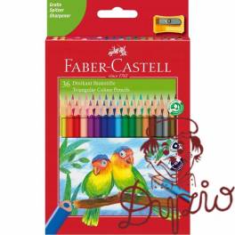 Kredki ECO COLOUR TRÓJK. 36 KOL.+TEMP. FC120536 FABER-CASTELL Kredki ECO COLOUR TRÓJK. 36 KOL.+TEMP. FC120536 FABER-CASTELL