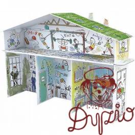 Kolorowanka składana 3D XXL Domek tylko dla chłopaków PD-000203 MONUMI Kolorowanka składana 3D XXL Domek tylko dla chłopaków PD-000203 MONUMI