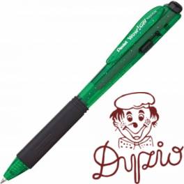 Długopis żelowy WOW K437CR/D zielony pstryk.gum.uchwyt PENTEL Długopis żelowy WOW K437CR/D zielony pstryk.gum.uchwyt PENTEL