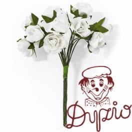 Kwiaty papierowe RÓŻE bukiecik biały (12) 252004 Galeria Papieru Kwiaty papierowe RÓŻE bukiecik biały (12) 252004 Galeria Papieru