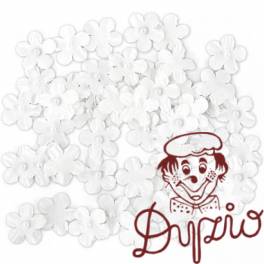 Kwiaty papierowe NIEZAPOMINAJKI z perełką białe (50sztuk) 252032 Galeria Papieru Kwiaty papierowe NIEZAPOMINAJKI z perełką białe (50sztuk) 252032 Galeria Papieru