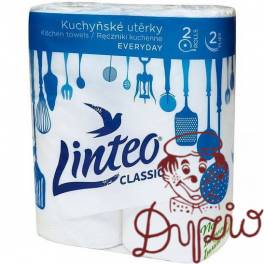Ręcznik kuchenny (2 sztuki) LINTEO Classic 22,5x20cm 10m 2 warstwy Ręcznik kuchenny (2 sztuki) LINTEO Classic 22,5x20cm 10m 2 warstwy