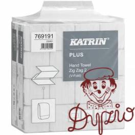 Ręcznik ZZ V-FOLD KATRIN Plus biały 207x230mm 2 warstwy celuloza (16x190||3040 listków) 769191 Ręcznik ZZ V-FOLD KATRIN Plus biały 207x230mm 2 warstwy celuloza (16x190||3040 listków) 769191
