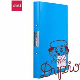 Segregator ringowy RIO z kieszenią i miejscem do opisu PP niebieski 39576 BLUE DELI Segregator ringowy RIO z kieszenią i miejscem do opisu PP niebieski 39576 BLUE DELI