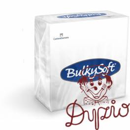 Serwetki BULKYSOFT 33x33mm 2warstwy (100szt) białe 32980 Serwetki BULKYSOFT 33x33mm 2warstwy (100szt) białe 32980