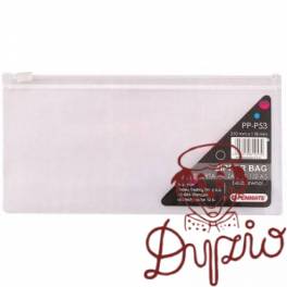 Koperta na suwak PP-P53 1/3 A4 bezbarwna TT6694 PENMATE Koperta na suwak PP-P53 1/3 A4 bezbarwna TT6694 PENMATE