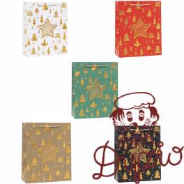 Torebka ozdobna TBN-24178-HS-A5 emboss 18x23x8cm (12szt) ROZETTE Torebka ozdobna TBN-24178-HS-A5 emboss 18x23x8cm (12szt) ROZETTE