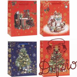 Torebka ozdobna TBN-24181-HS-A4 26x32x10cm (12szt) ROZETTE Torebka ozdobna TBN-24181-HS-A4 26x32x10cm (12szt) ROZETTE