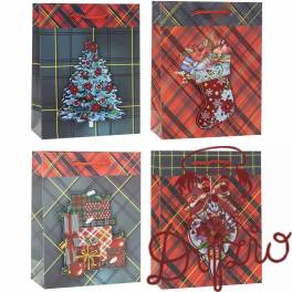 Torebka ozdobna TBN-24184-HS-A4 26x32x10cm (12szt) ROZETTE Torebka ozdobna TBN-24184-HS-A4 26x32x10cm (12szt) ROZETTE