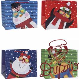 Torebka ozdobna TBN-24187-WB 31x37x26cm (12szt) ROZETTE Torebka ozdobna TBN-24187-WB 31x37x26cm (12szt) ROZETTE