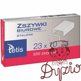 Zszywki biurowe hd 23/10 500szt. GZ102-A TETIS