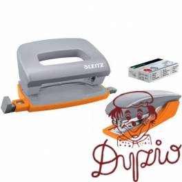 Zestaw dziurkacz i zszywacz mini Leitz Urban Chic, szary 3 lata gwarancji, 10 kartek 55996088 Zestaw dziurkacz i zszywacz mini Leitz Urban Chic, szary 3 lata gwarancji, 10 kartek 55996088