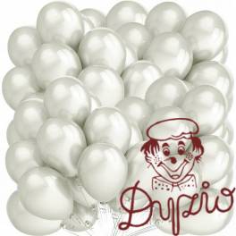 Balony 12` metalizowane BIAŁE (50) 170-2633 FIORELLO