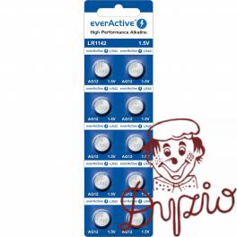 Bateria EVERACTIVE AG12/LR1142/SR43/LR43 1,5V alkaliczna blister (10szt) Bateria EVERACTIVE AG12/LR1142/SR43/LR43 1,5V alkaliczna blister (10szt)