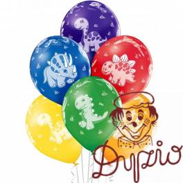 Balony dinozaury 6 szt. BN06-247 ALIGA Balony dinozaury 6 szt. BN06-247 ALIGA