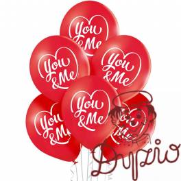 Balony YOU AND ME 6 szt BN06-376 ALIGA Balony YOU AND ME 6 szt BN06-376 ALIGA