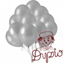 Balon Srebrny metalik 80szt. B088 GO PARTY Balon Srebrny metalik 80szt. B088 GO PARTY