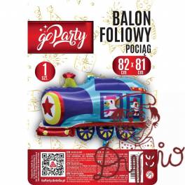 Balon foliowy POCIĄG ANT0029 GO PARTY