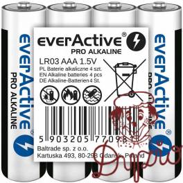 Bateria EVERACTIVE Pro Alkaline AAA/LR03 alkaliczna taca (4szt) Bateria EVERACTIVE Pro Alkaline AAA/LR03 alkaliczna taca (4szt)