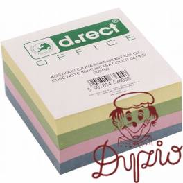Bloczek klejony 85x85x40mm pastelowy D.RECT 009459 Bloczek klejony 85x85x40mm pastelowy D.RECT 009459