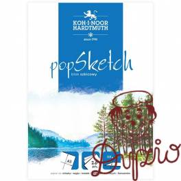 Blok szkicowy A3 20k 110g POP SKETCH 9920010 KOH-I-NOOR Blok szkicowy A3 20k 110g POP SKETCH 9920010 KOH-I-NOOR