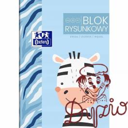 Blok rysunkowy szkolny A2 biały 20 kartek 120g KIDS 400170352 OXFORD Blok rysunkowy szkolny A2 biały 20 kartek 120g KIDS 400170352 OXFORD