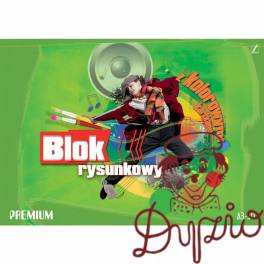 Blok rysunkowy kolorowy A3 30k PREMIUM KRESKA Blok rysunkowy kolorowy A3 30k PREMIUM KRESKA
