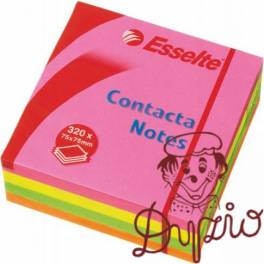 Bloczek samoprzylepny 75x75mm 320k neonowy ESSELTE 83065 Bloczek samoprzylepny 75x75mm 320k neonowy ESSELTE 83065