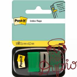 Zakładki indeksujące POST-IT 25x43mm zielone 680-3 50sztuk 3M Zakładki indeksujące POST-IT 25x43mm zielone 680-3 50sztuk 3M