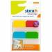 Przekładki indeksujące przeźroczyste 38x25mm 4 kolory 21607 STICK&acute N