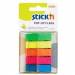 Zakładki indeksujące w podajniku mix 45x12mm (200sztuk) 26029 STICK&acute N