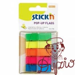 Zakładki indeksujące w podajniku mix 45x12mm (200sztuk) 26029 STICK´ N Zakładki indeksujące w podajniku mix 45x12mm (200sztuk) 26029 STICK´ N