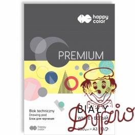 Blok techniczny A3 250g biały PREMIUM HA 3725 3040-0 HAPPY COLOR Blok techniczny A3 250g biały PREMIUM HA 3725 3040-0 HAPPY COLOR