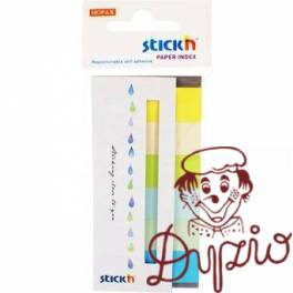 Zakładki papierowe 45x15mm 6 kolorów SUMMER 180 kartek 21596 STICK´ N Zakładki papierowe 45x15mm 6 kolorów SUMMER 180 kartek 21596 STICK´ N