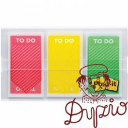 Zakładki indeksujące POST-IT 23,8x43,2mm DO WYKONANIA 682-TODO 3X20szt 3M Zakładki indeksujące POST-IT 23,8x43,2mm DO WYKONANIA 682-TODO 3X20szt 3M