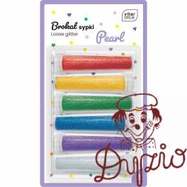 Brokat sypki do dekoracji 6x7g PEARL INTERDRUK Brokat sypki do dekoracji 6x7g PEARL INTERDRUK