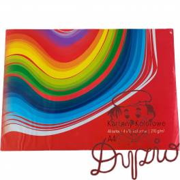 Brystol A4 210g kolorowy 48k. (4x12 kol.) KRESKA Brystol A4 210g kolorowy 48k. (4x12 kol.) KRESKA