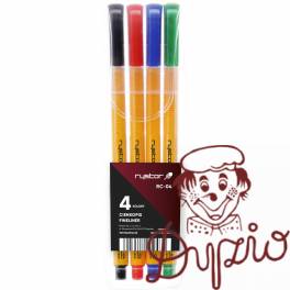 Cienkopis RYSTOR RC-04 etui 4szt. 403-220 Cienkopis RYSTOR RC-04 etui 4szt. 403-220