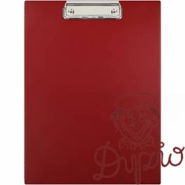 Deska z klipem Clipboard A4 bordowa KH-01-05 BIURFOL Deska z klipem Clipboard A4 bordowa KH-01-05 BIURFOL
