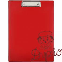 Deska z klipem Clipboard A4 czerwona KH-01-04 BIURFOL Deska z klipem Clipboard A4 czerwona KH-01-04 BIURFOL