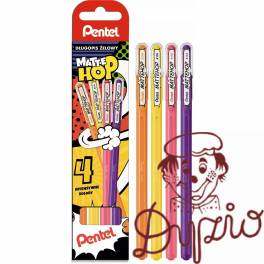 Długopis żelowy MATTEHOP 1,0mm (4 szt.) K110V-ST4FGPVPL PENTEL Długopis żelowy MATTEHOP 1,0mm (4 szt.) K110V-ST4FGPVPL PENTEL