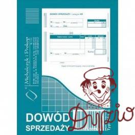 261-5 DS Dowód sprzedaży A6 MICHALCZYK I PROKOP 261-5 DS Dowód sprzedaży A6 MICHALCZYK I PROKOP