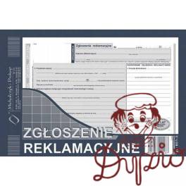 601-3 ZR A5 Zgłoszenie reklamacyjne (oryginał + 2 kopie) Michalczyk i Prokop 601-3 ZR A5 Zgłoszenie reklamacyjne (oryginał + 2 kopie) Michalczyk i Prokop