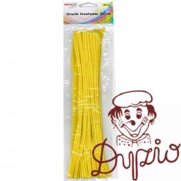 Druciki kreatywne dr12 żółte 30cm(40) BREWIS Druciki kreatywne dr12 żółte 30cm(40) BREWIS
