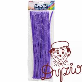 Druciki kreatywne dr20 fioletowe 30cm (40) BREWIS Druciki kreatywne dr20 fioletowe 30cm (40) BREWIS